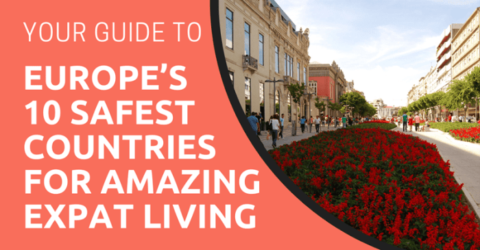 Safe countries for international travelers